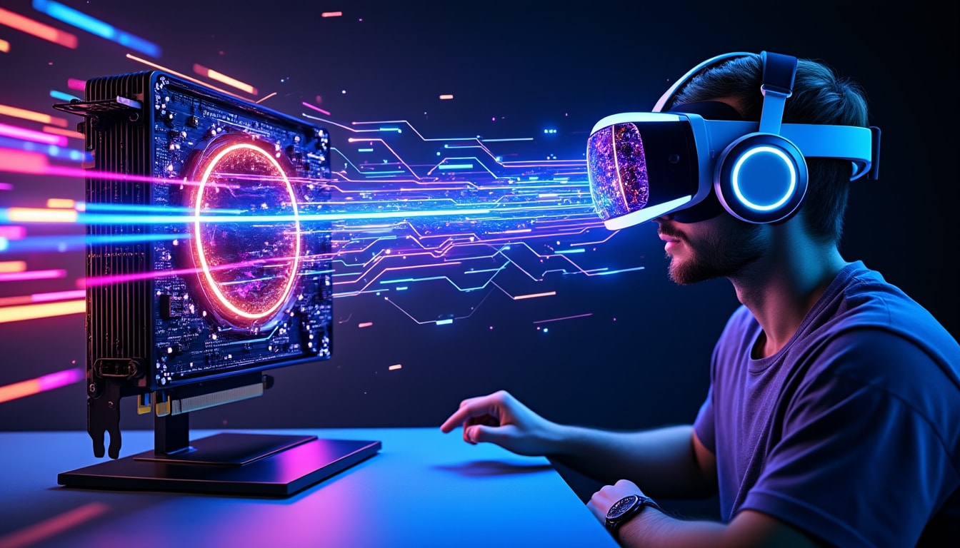 découvrez comment la performance des processeurs graphiques influence l'expérience en réalité virtuelle et les défis techniques liés à cette dépendance en informatique.