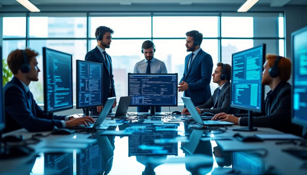 découvrez comment l'équipe de sécurité d'une entreprise informatique analyse le trafic réseau grâce à l'outil wireshark pour détecter les menaces et optimiser la sécurité.
