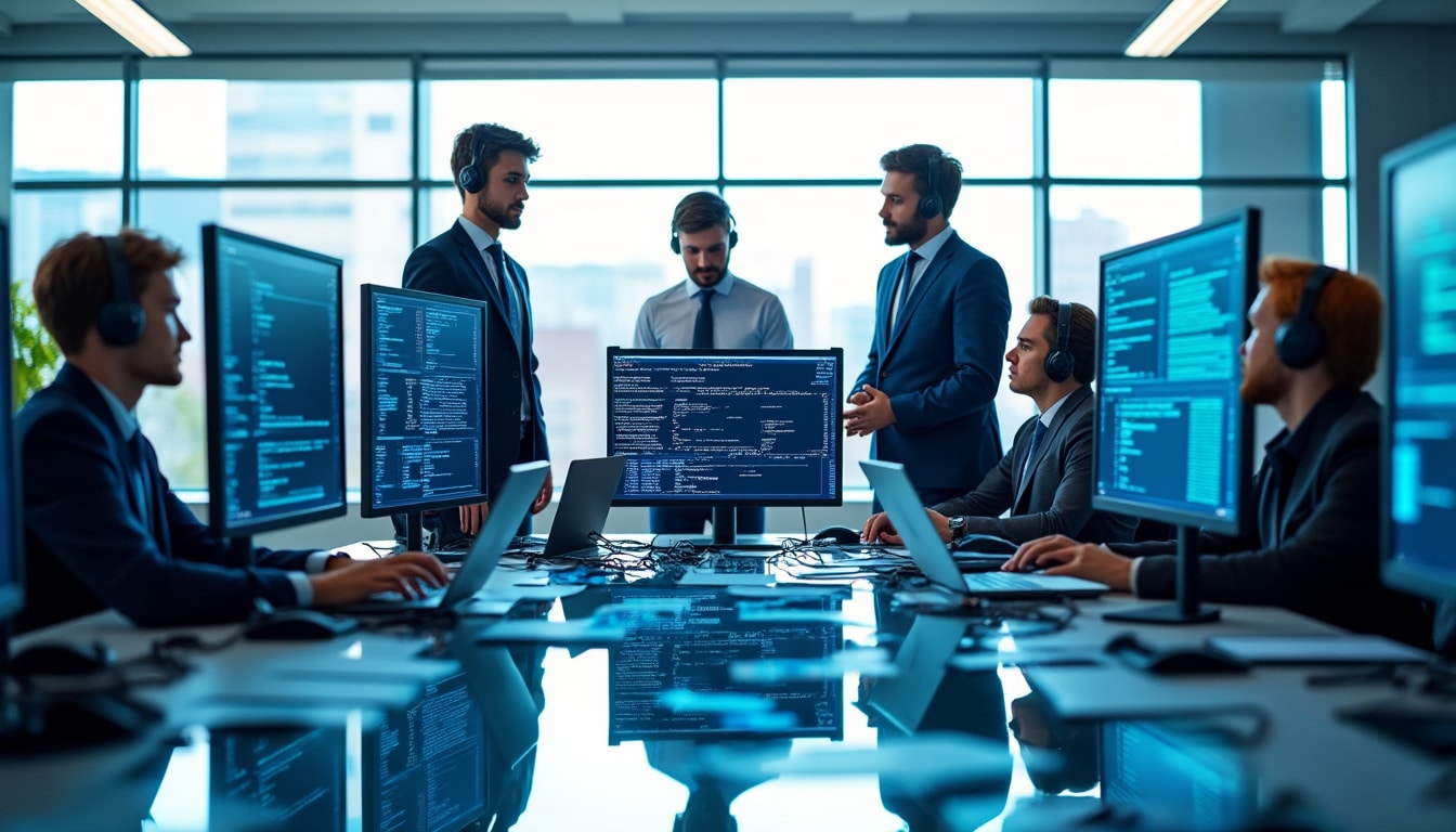 découvrez comment l'équipe de sécurité d'une entreprise informatique analyse le trafic réseau grâce à l'outil wireshark pour détecter les menaces et optimiser la sécurité.