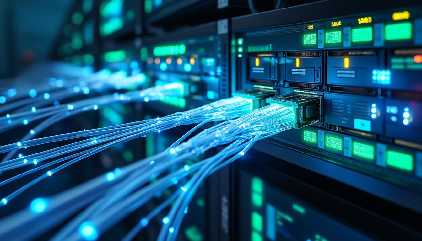 découvrez comment la fibre optique améliore la vitesse et réduit la latence des réseaux informatiques pour des communications plus rapides et efficaces.