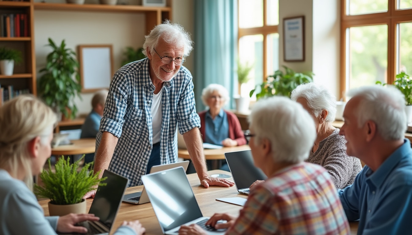 découvrez comment trouver des cours d'informatique gratuits pour seniors près de chez vous et améliorez vos compétences numériques facilement.